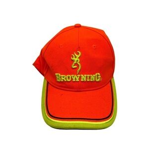 Browning neon color snap back men's hat